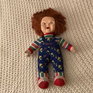 Vintage Gently Used Chucky Doll with Striped Outfit